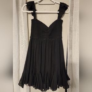 Ruffled mini dress